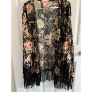 Elegant Floral Kimono